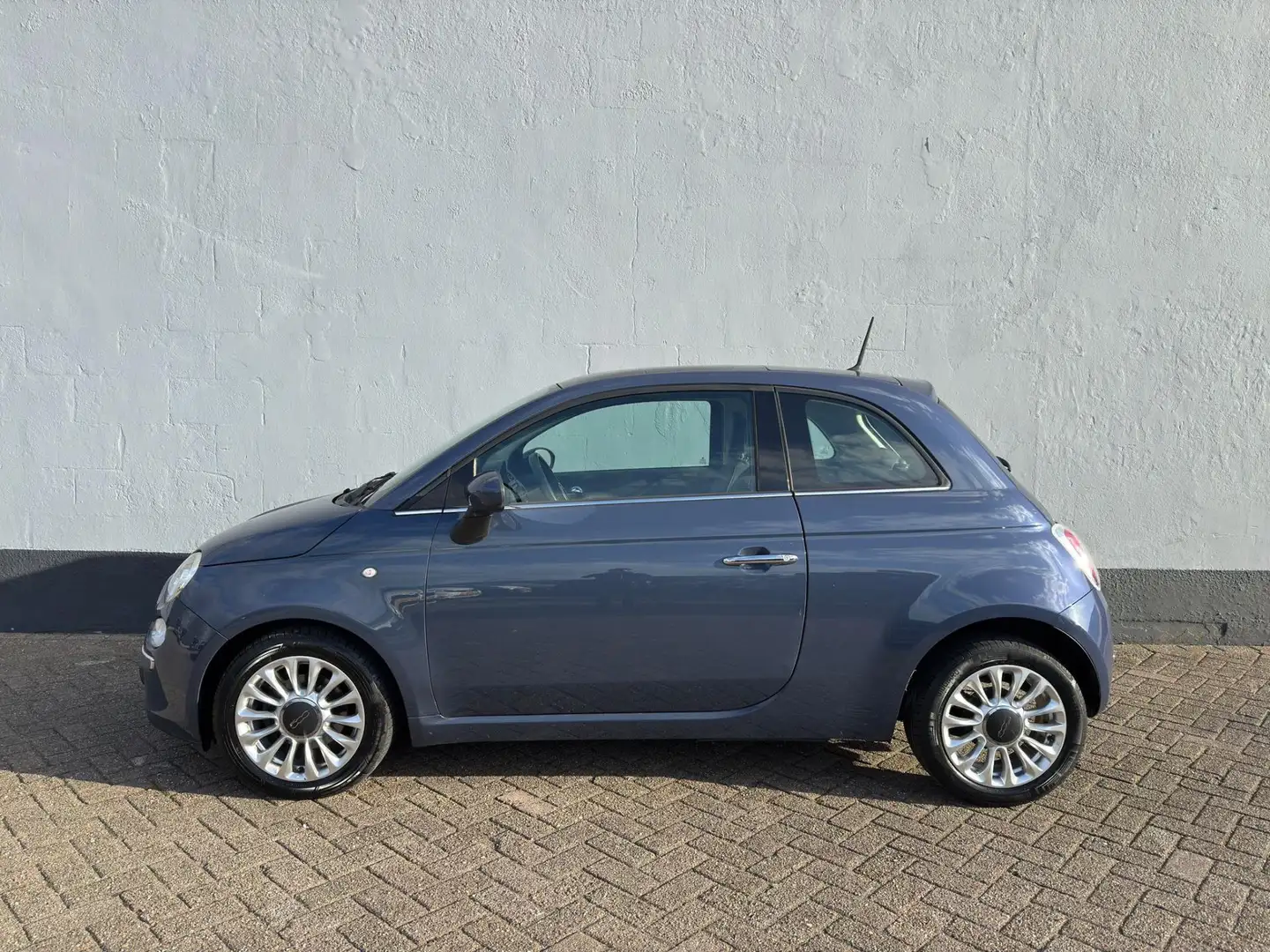 Fiat 500 0.9 TwinAir Lounge - Airco - LMV Bleu - 2