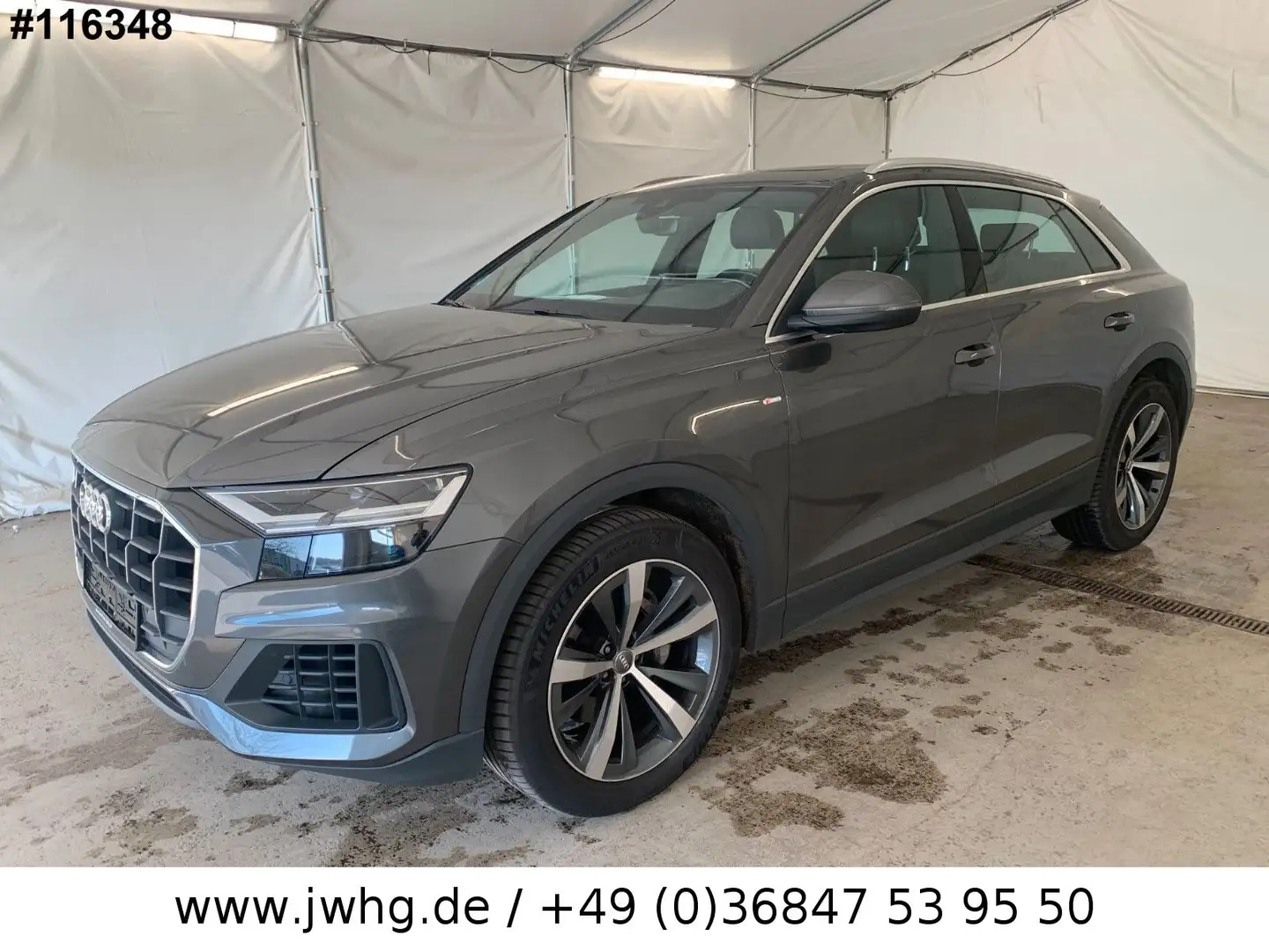 Audi Q8 50 quattro S-Line PANO/VIRTUAL/21" Grau - 1