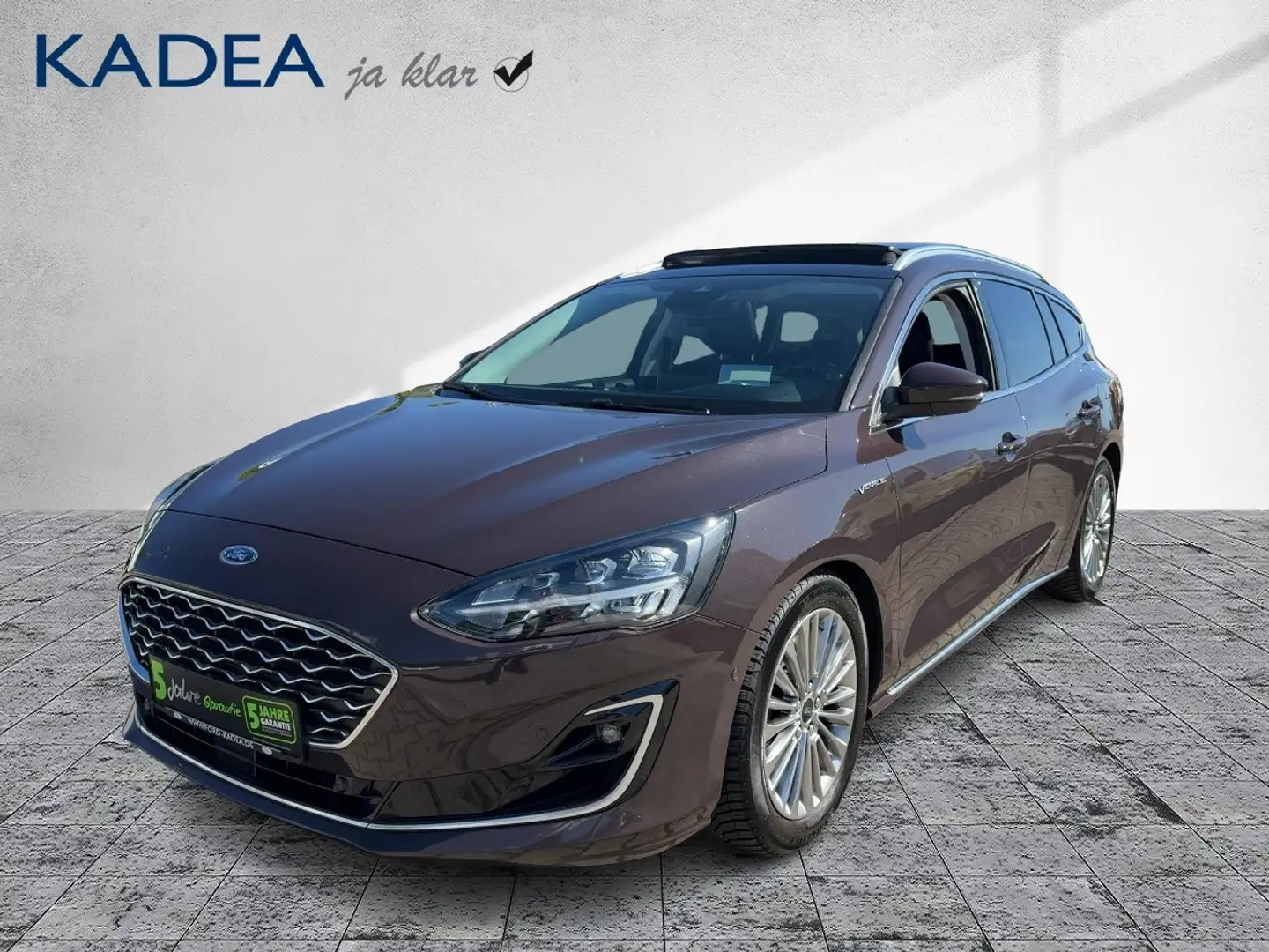 Ford Focus Turnier 2.0 EcoBlue Vignale AHK*PANO*ACC Rouge - 2