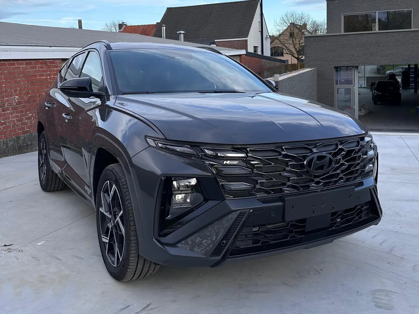 Hyundai TUCSON TUCSON 1.6 T-GDi HEV 2WD N Line Hybride 215PK Gris - 2