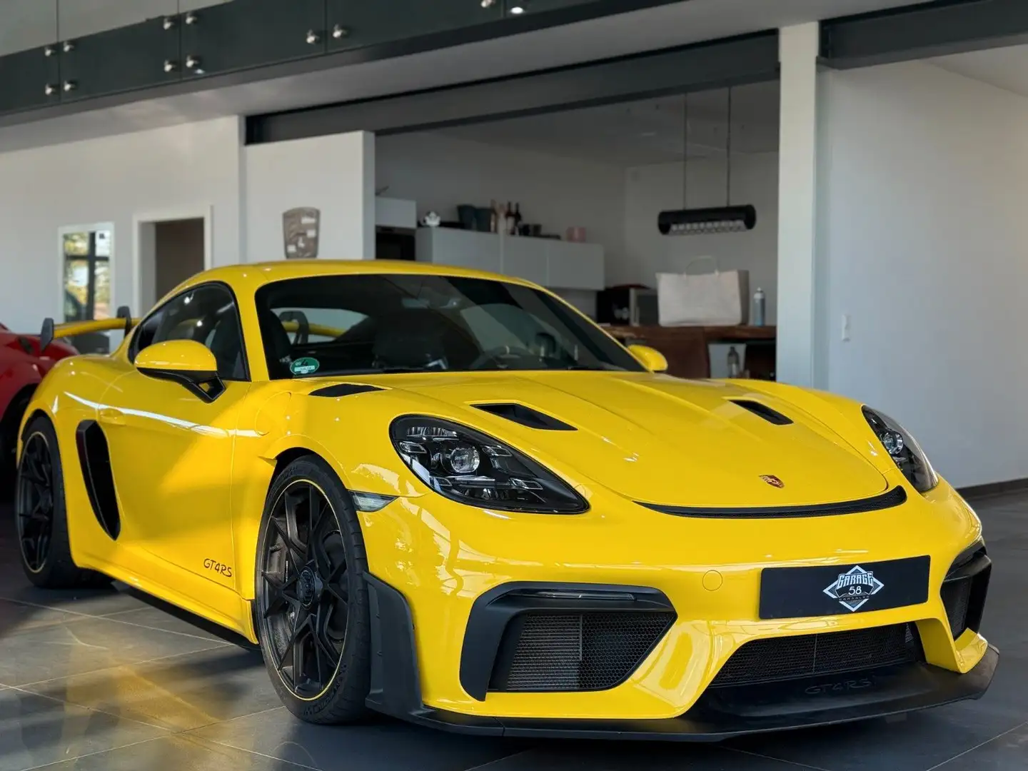 Porsche Cayman 718 Cayman GT4 RS PDK Clubsport/Lift/Chrono/Led Giallo - 1