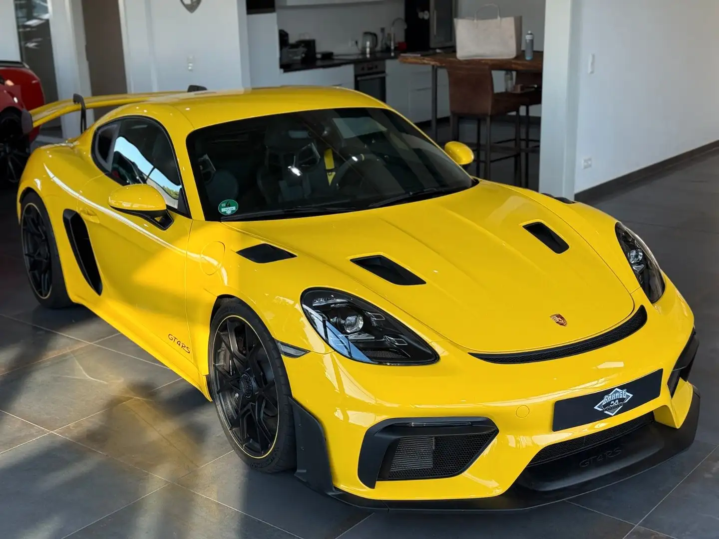 Porsche Cayman 718 Cayman GT4 RS PDK Clubsport/Lift/Chrono/Led Giallo - 2