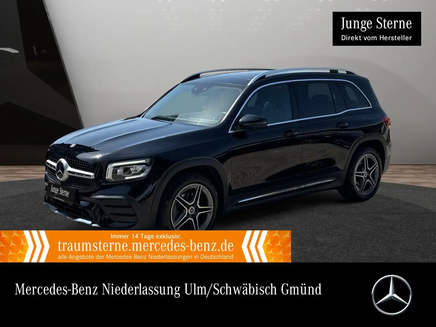 Mercedes-Benz GLB 200 d 4M AMG+PANO+360°+AHK+LED+8G Zwart - 1