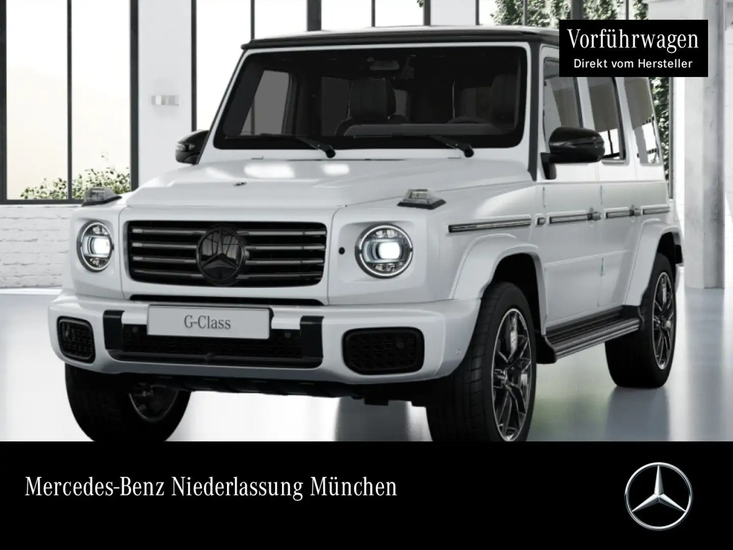 Mercedes-Benz G 500 AMG Burmester 3D 360° Stdhzg Multibeam SHD Weiß - 1