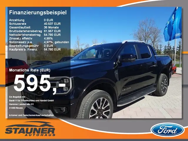 Ford Ranger DOKA Platinum 3.0l EcoBlue LED, AHK, RFK