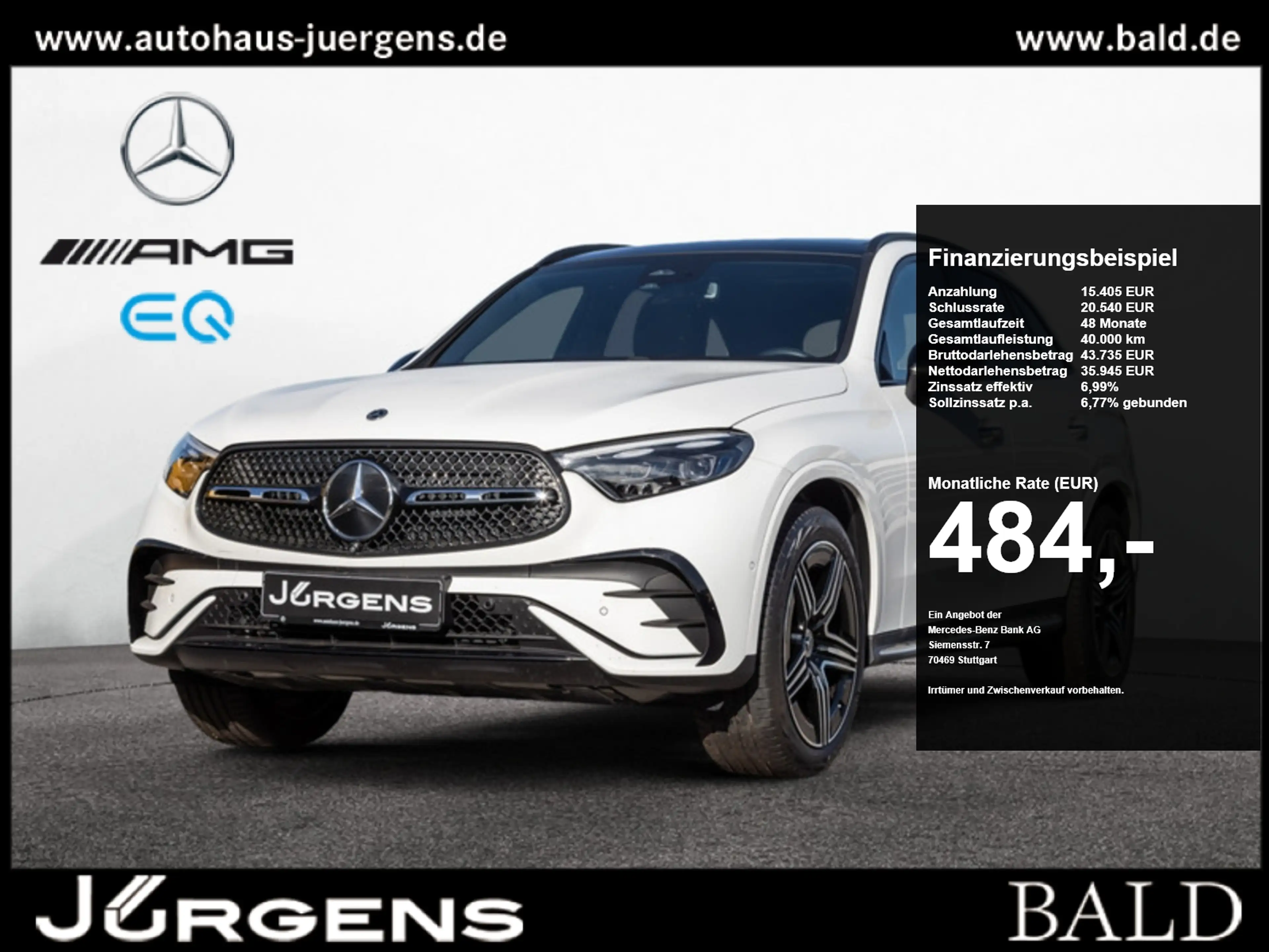 Mercedes-Benz GLC 220 d 4M AMG-Sport/DIGITAL/360/Pano/AHK/20'