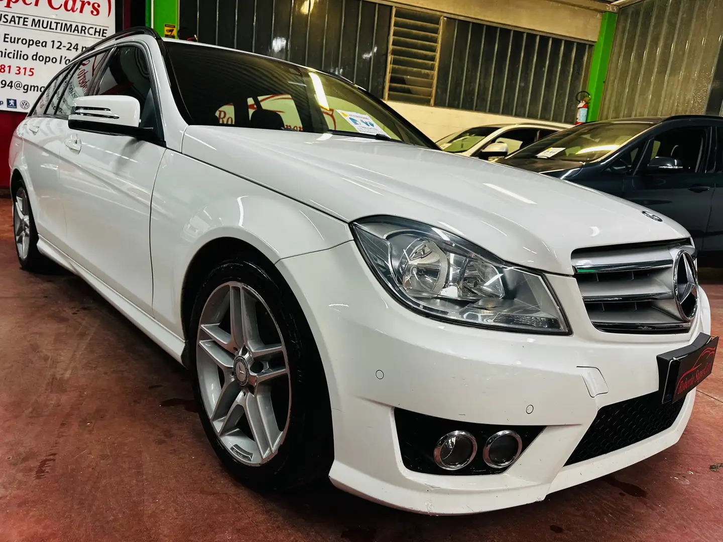 Mercedes-Benz C 200 CDI AMG Premium Sport Start&Stop Bianco - 2