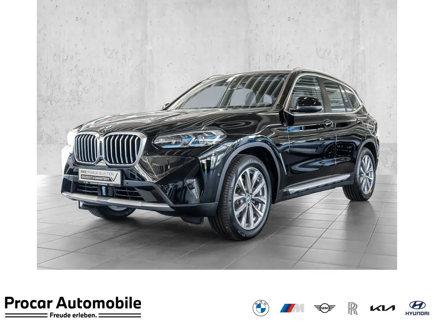 BMW X3 xDrive20i HUD ACC AHK RFK NAVI LED Nero - 1