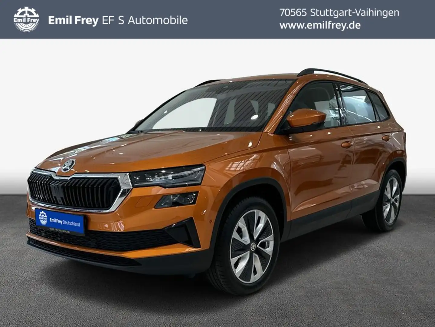 Skoda Karoq 2.0 TDI 4x4 DSG Selection AHK Pano Orange - 1