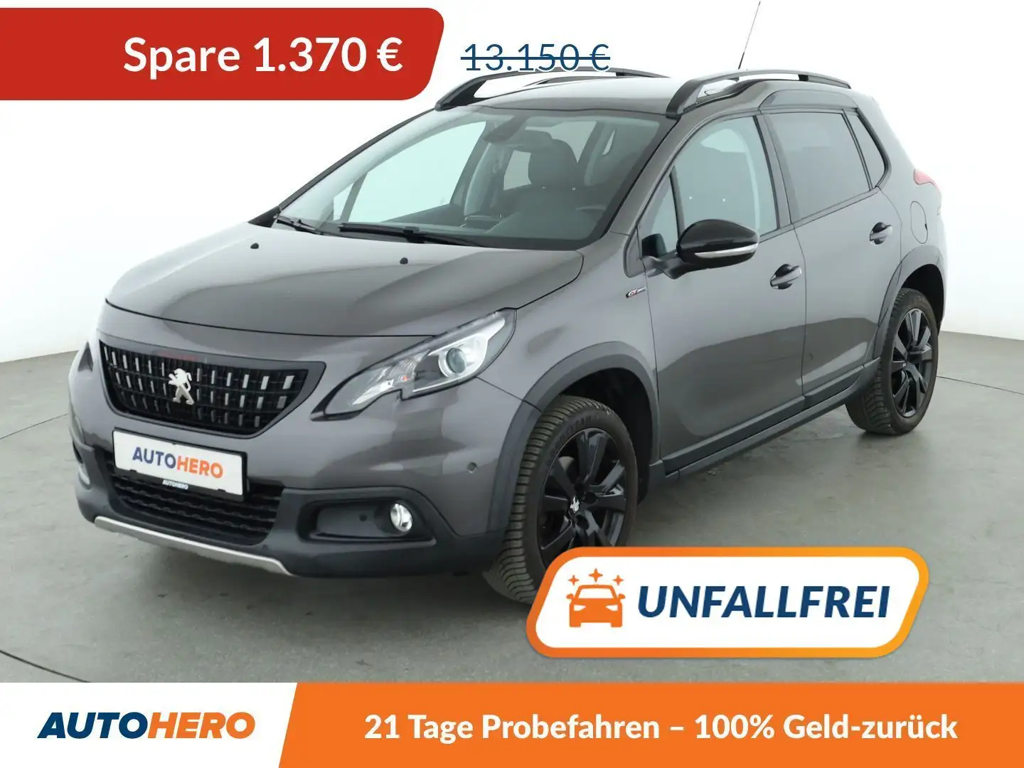 Peugeot 2008 1.2 PureTech Allure*NAVI*TEMPO*PDC*SHZ* Grau - 1