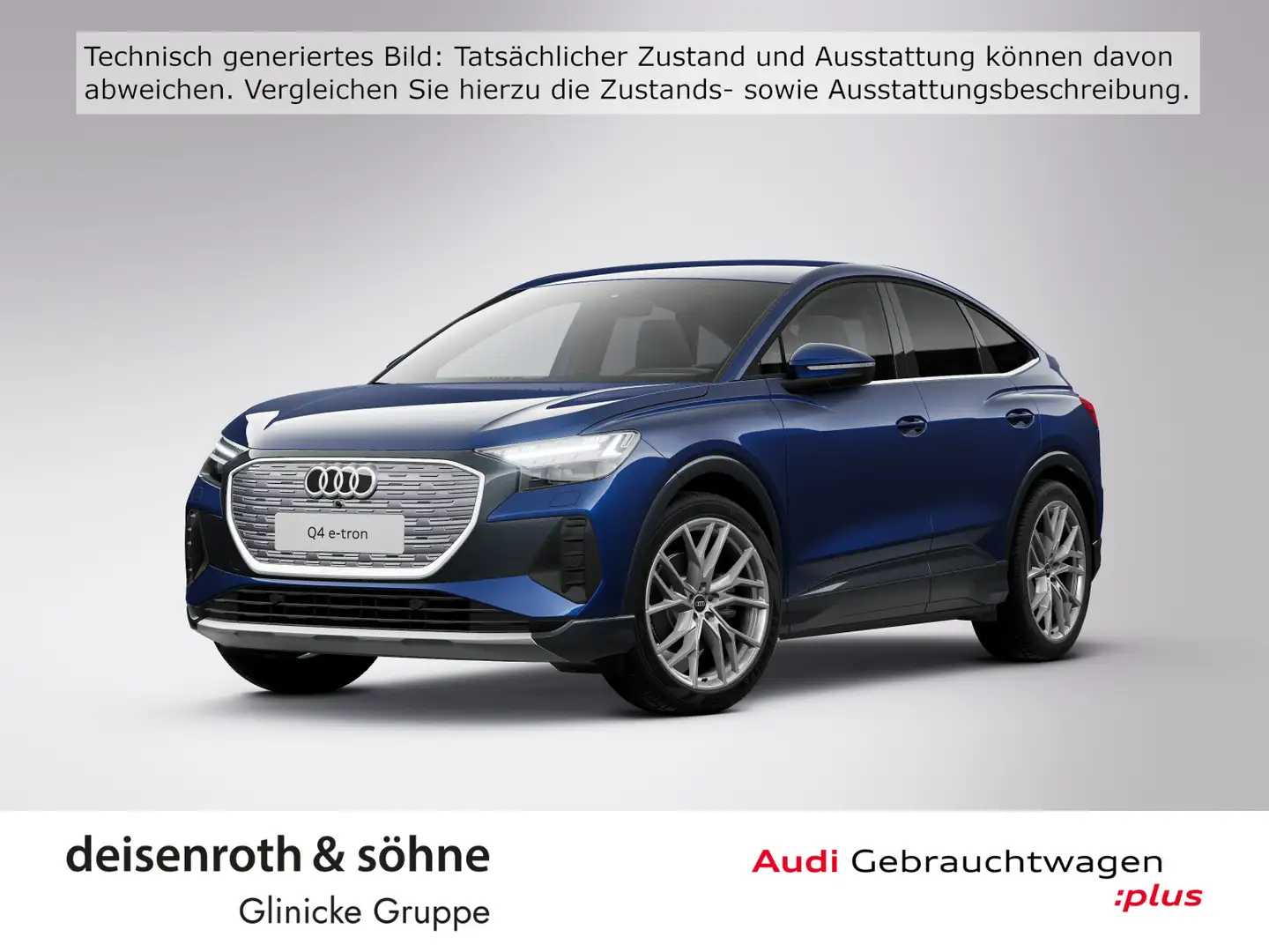 Audi Q4 e-tron 35 S line/Matrix/AHK/W-Pumpe Azul - 1