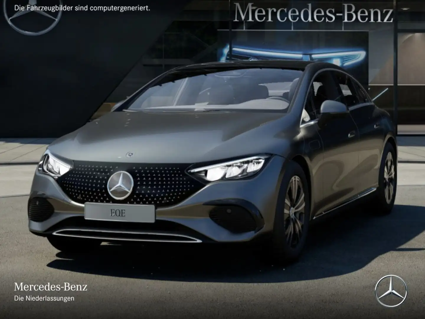 Mercedes-Benz EQE 350 Avantgarde Airmat Pano Burmester Distr. Grau - 2