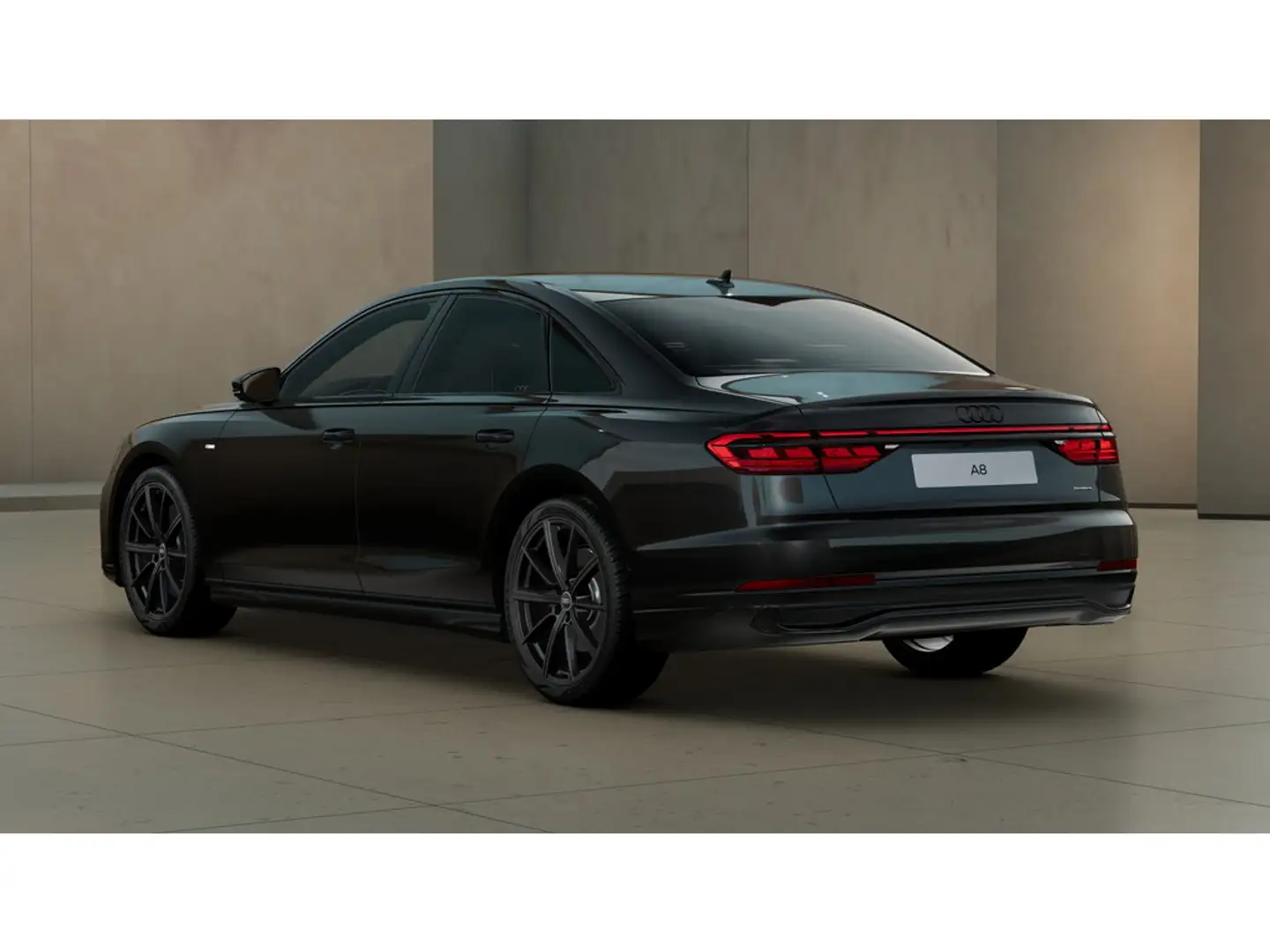 Audi A8 60TFSI S line/All Black/RSE/185UPE/Carbon/Einzelsi Noir - 2