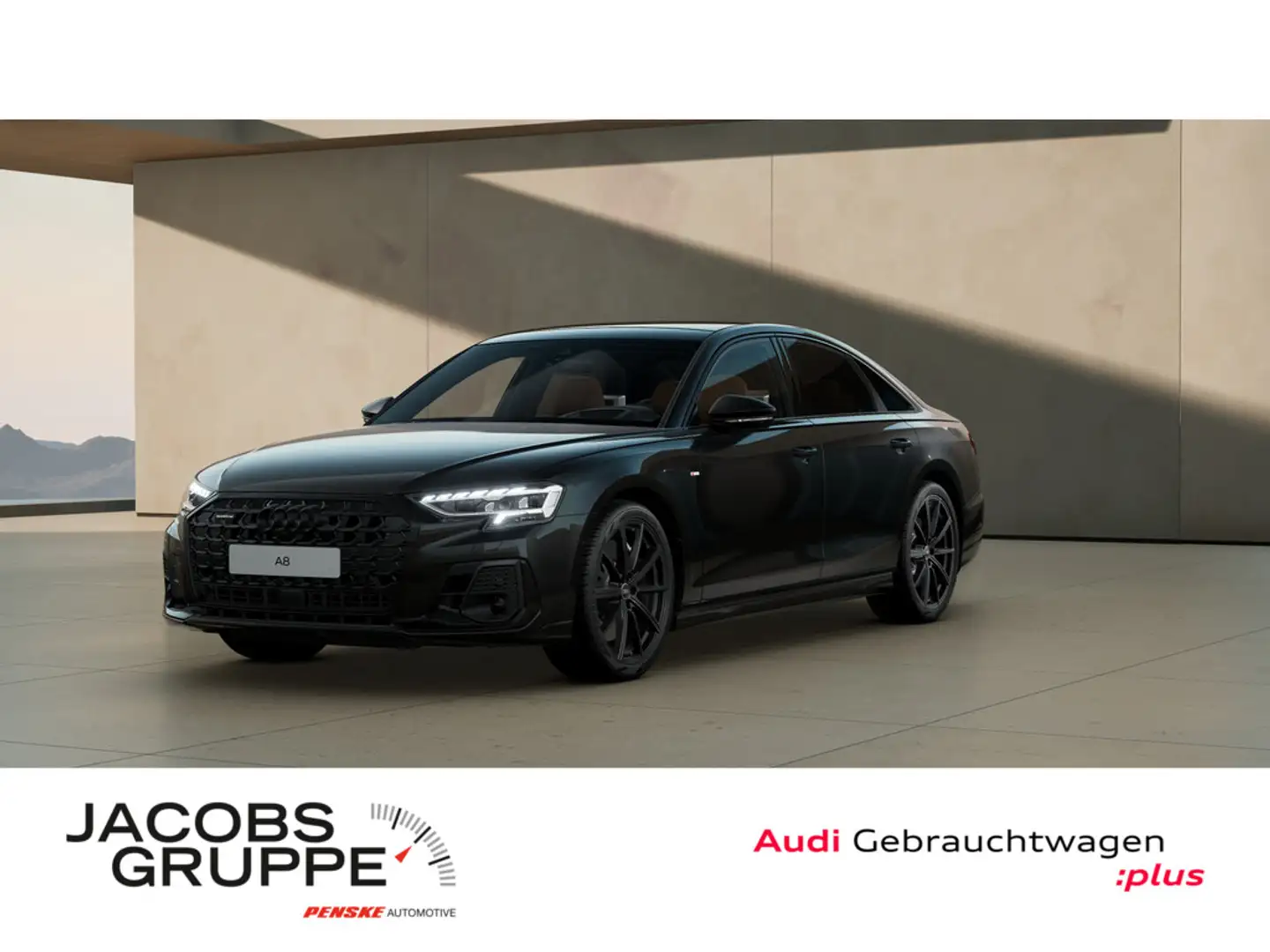 Audi A8 60TFSI S line/All Black/RSE/185UPE/Carbon/Einzelsi Noir - 1