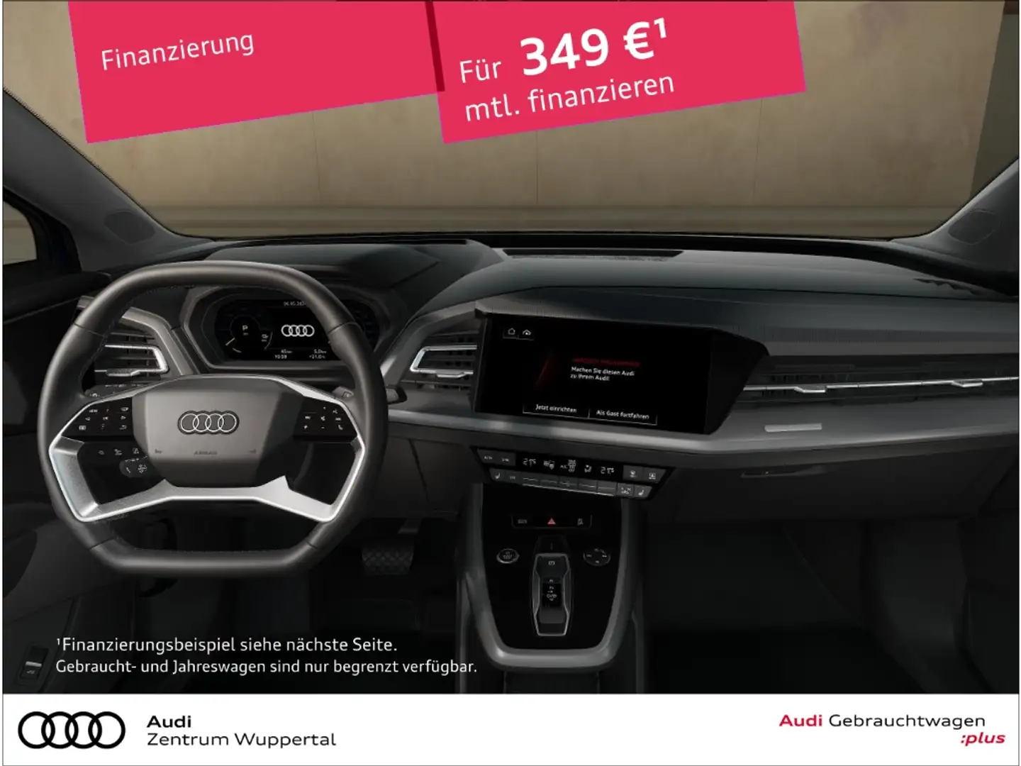 Audi Q4 e-tron 35 E-tron Sportback HEADUP MATRIX AHK PARK VIRTUAL Blau - 1