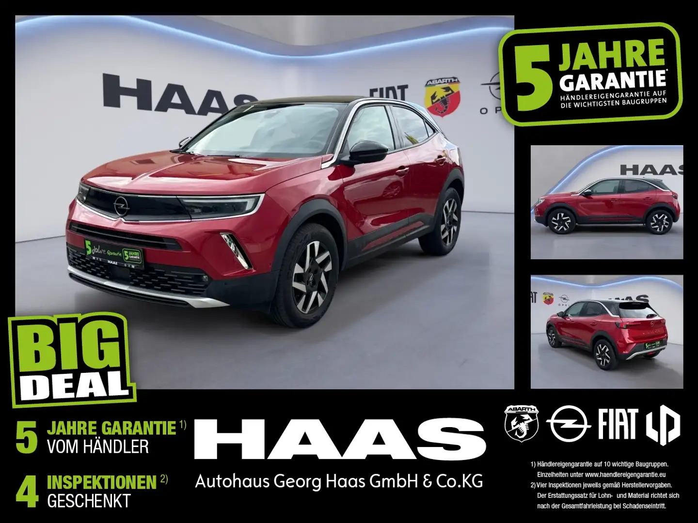 Opel Mokka 1.2 Turbo Elegance Klimaautom., Bluetooth Rouge - 1