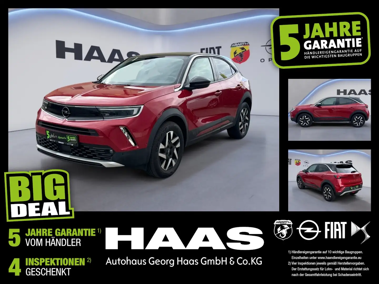 Opel Mokka 1.2 Turbo Elegance Klimaautom., Bluetooth Rood - 1