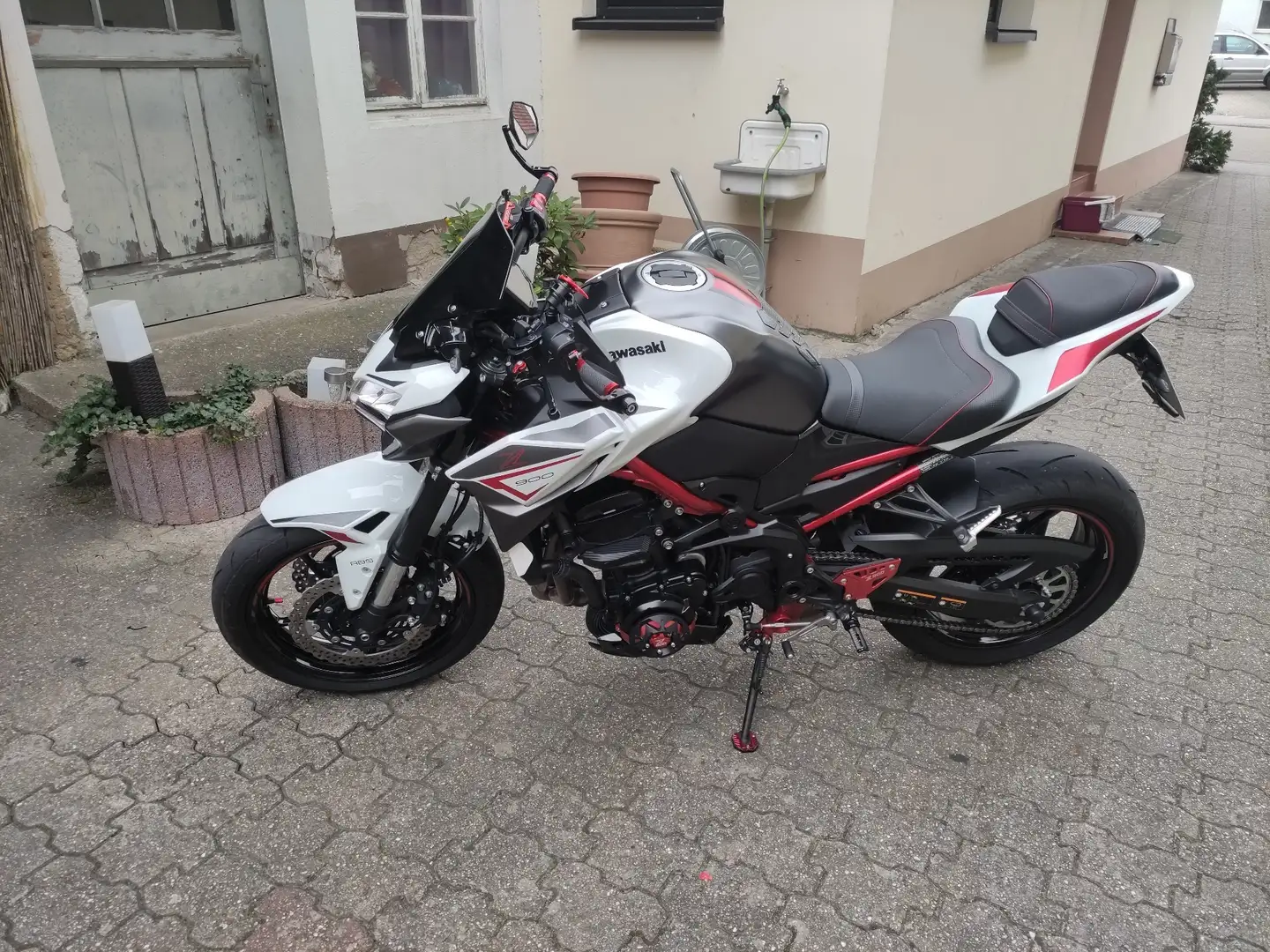 Kawasaki Z 900 top gepflegt.wie neuzustand.bodis sportauspuff Rot - 1