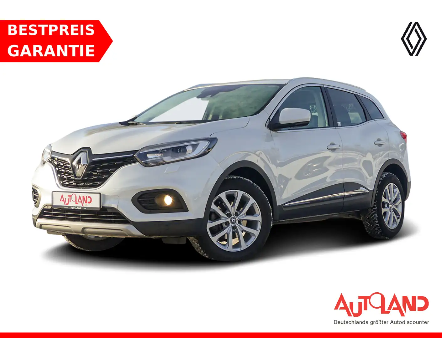 Renault Kadjar 1.3 Allwetter Kamera Tempomat Sitzheizung Weiß - 1