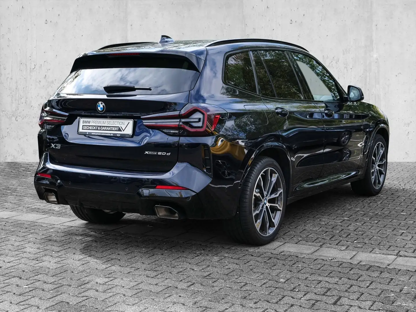 BMW X3 xDrive20d M Sport AHK+KAMERA+NAVI+LED+LASER Schwarz - 2