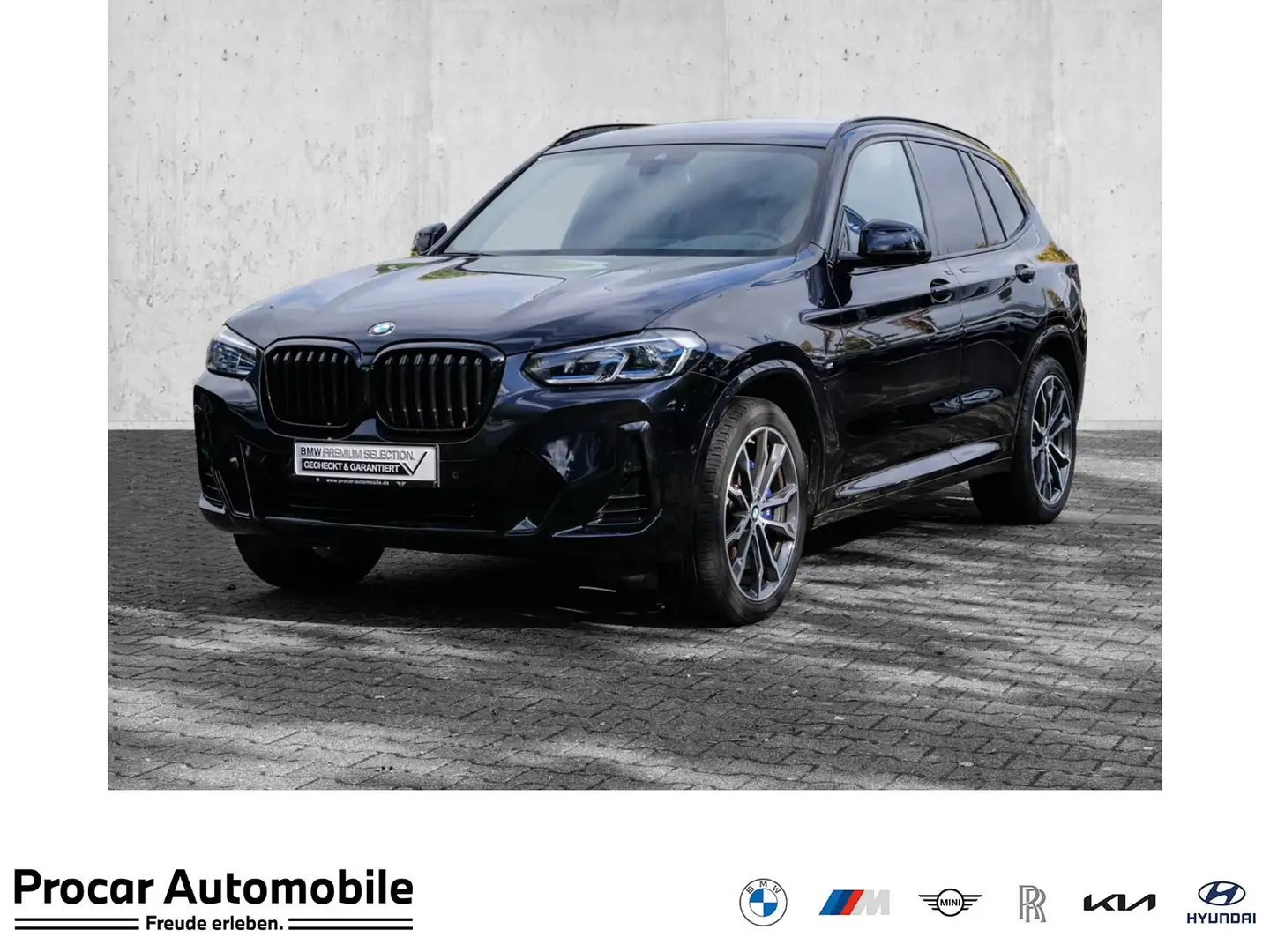 BMW X3 xDrive20d M Sport AHK+KAMERA+NAVI+LED+LASER Schwarz - 1