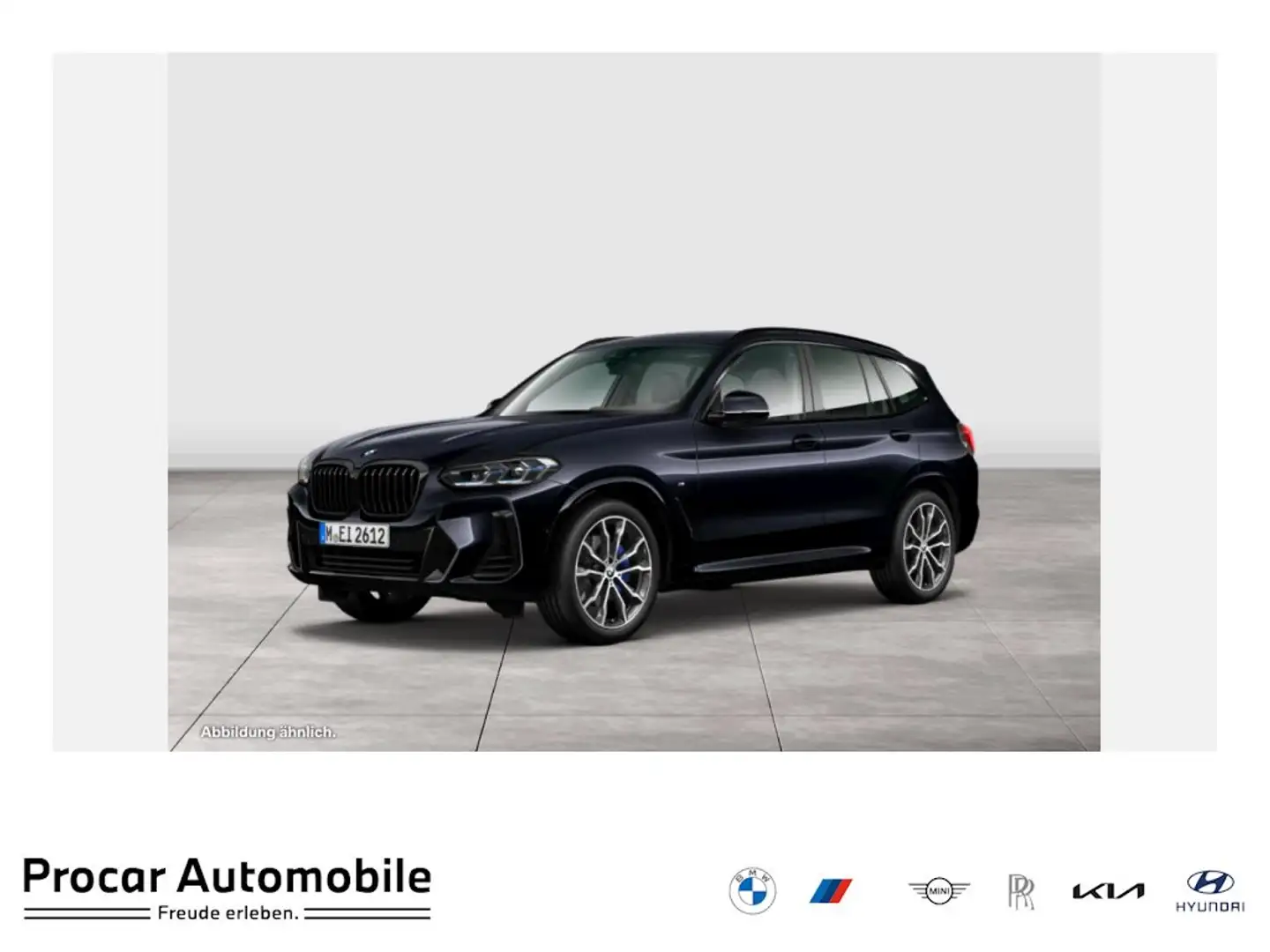 BMW X3 xDrive20d M Sport AHK+KAMERA+NAVI+LED+LASER Nero - 1