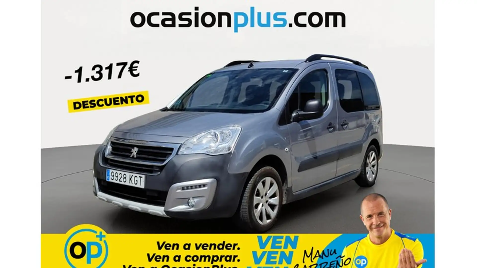 Peugeot Partner Tepee 1.2 PureTech Outdoor 110 Gris - 1