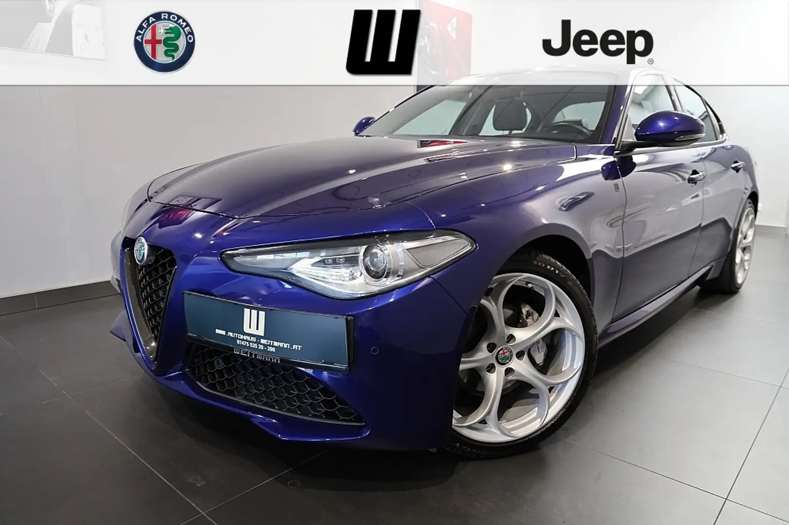 Alfa Romeo Giulia 2.2 16V 160 PS AT8 Super MY20 Bleu - 1