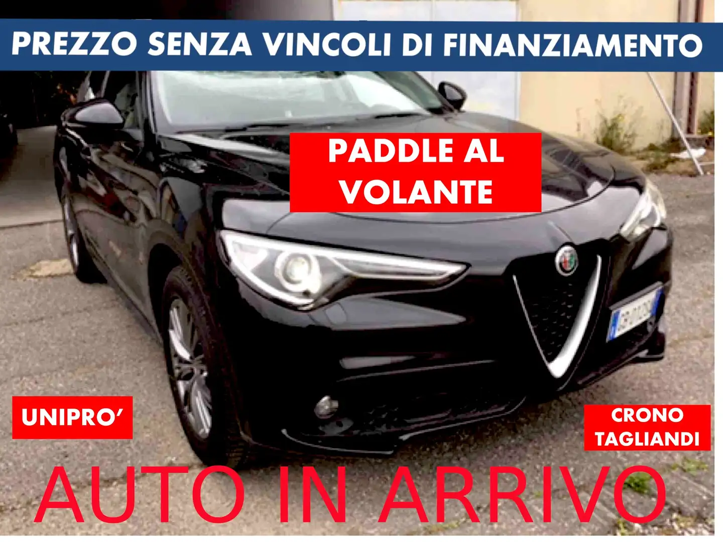 Alfa Romeo Stelvio 190cv Q4 PADDLE F1 *PREZZO VERO* UNIPRO CRONO TAGL - 1