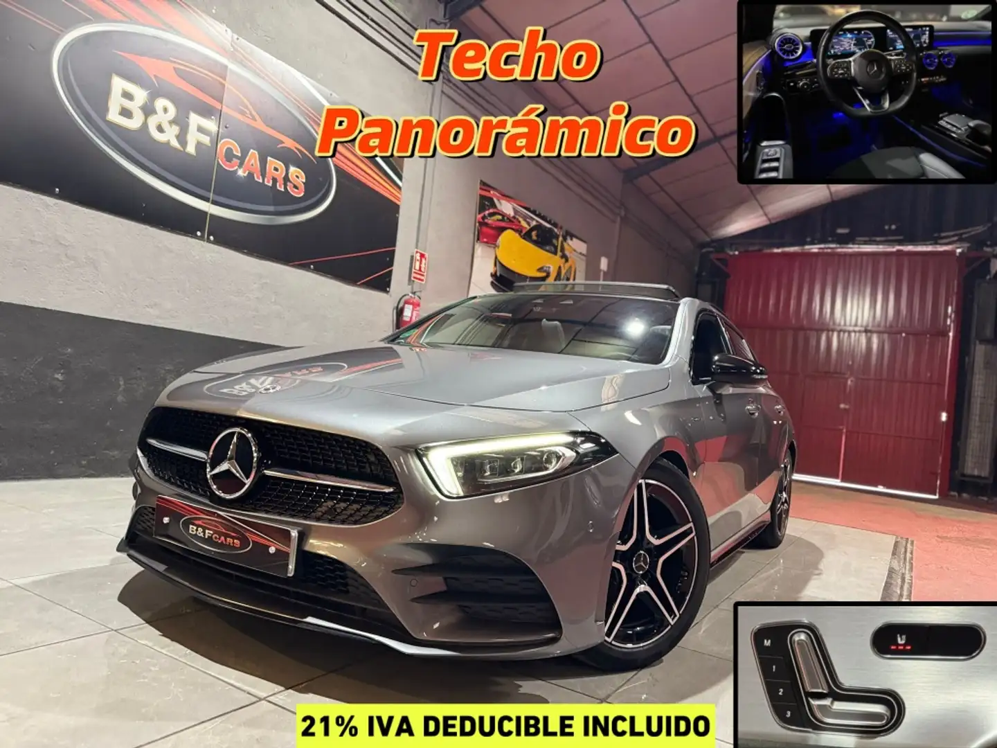 Mercedes-Benz A 200 200d 8G-DCT Gris - 1