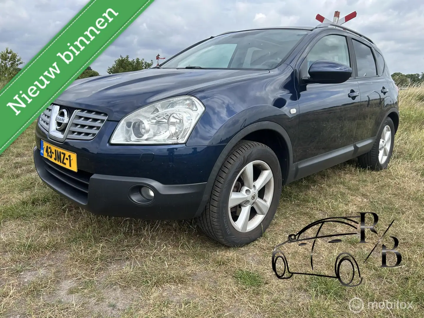 Nissan Qashqai 2.0 Tekna 4WD NAVI AIRCO CAMERA LEER INRUILKOOPJE Blauw - 1