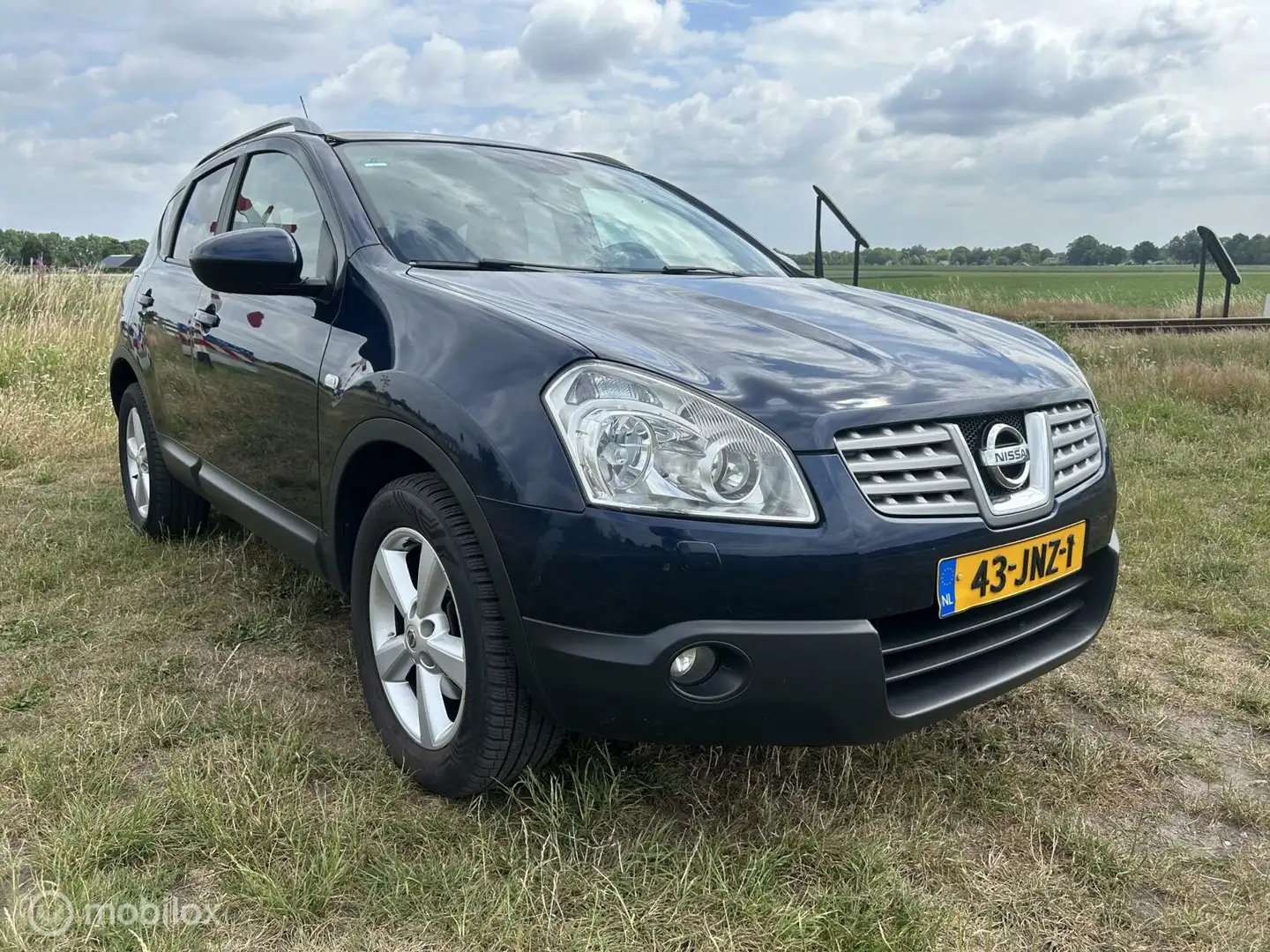 Nissan Qashqai 2.0 Tekna 4WD NAVI AIRCO CAMERA LEER INRUILKOOPJE Blauw - 2