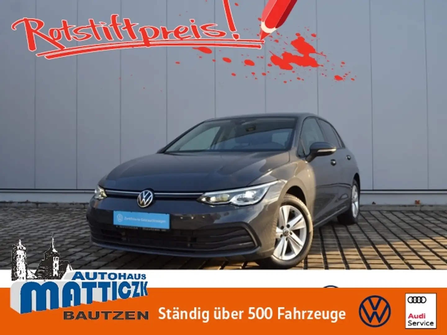 Volkswagen Golf VIII 2.0 TDI 150 PS DSG STAND-HZ/MATRIX/ACC/NAVI- Grigio - 1