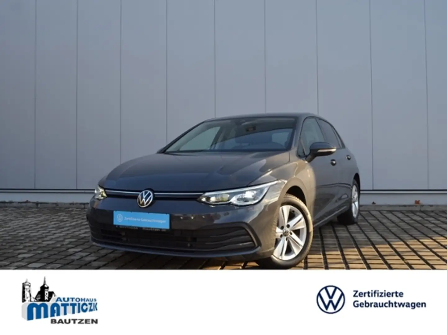 Volkswagen Golf VIII 2.0 TDI 150 PS DSG Life STAND-HZ/MATRIX/ACC/ Grau - 1