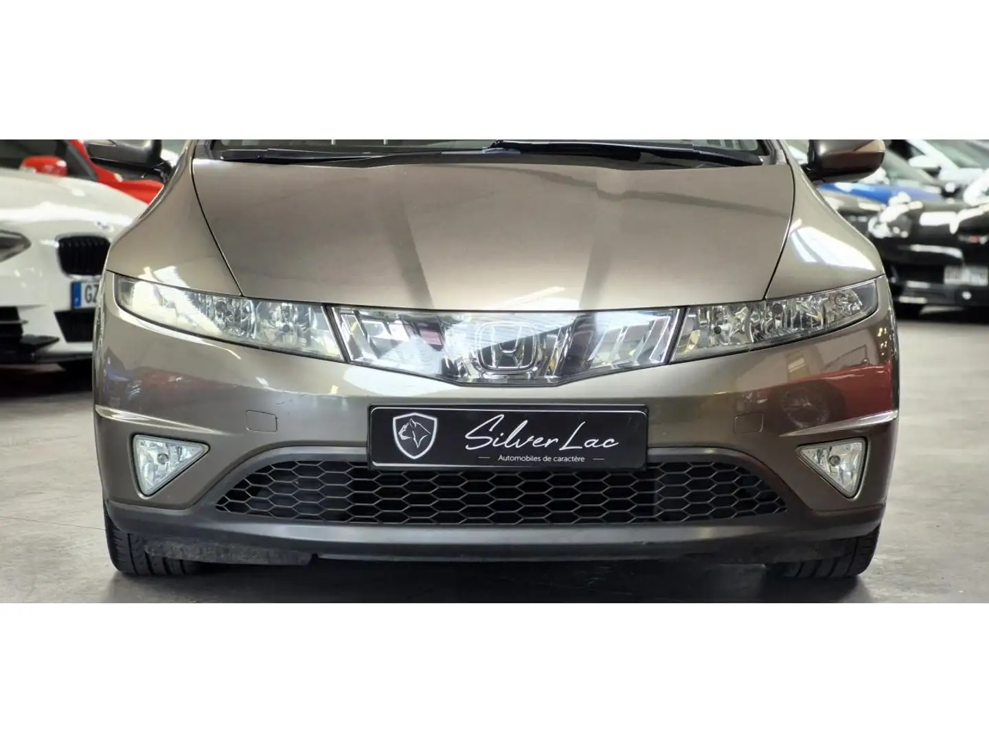 Honda Civic 1.8 i-VTEC 140 SPORT / 1ERE MAIN / HISTORIQUE DISP Gris - 2
