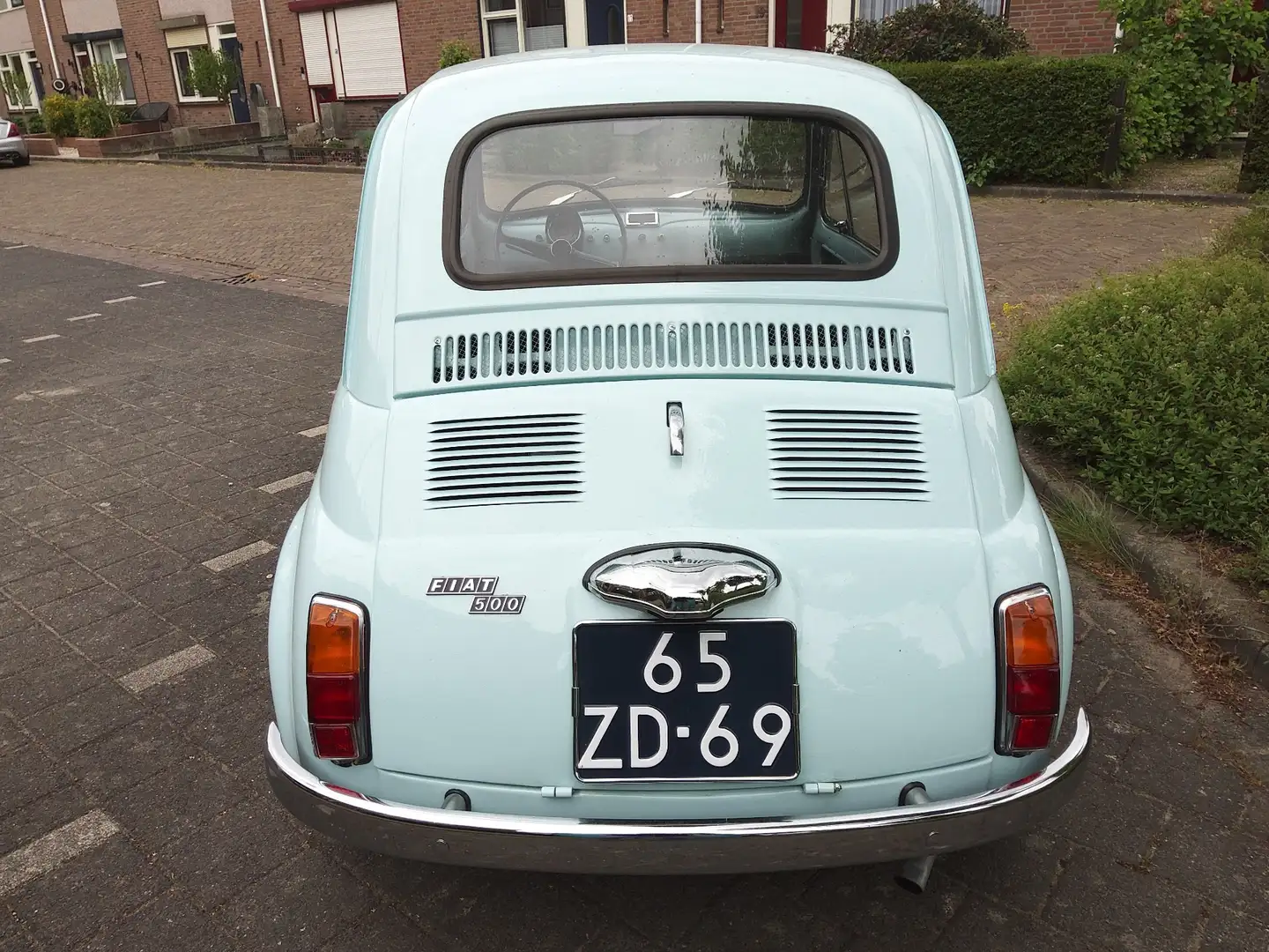 Fiat 500 R Bleu - 2