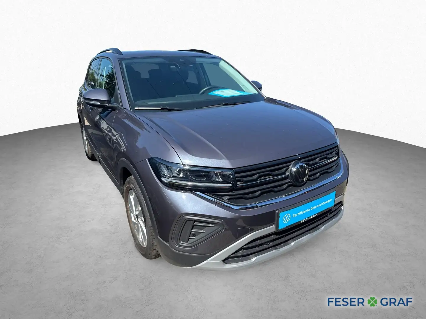 Volkswagen T-Cross 1.0 TSI LIFE LED KAM NAVI APP GJR SHZ Grau - 2