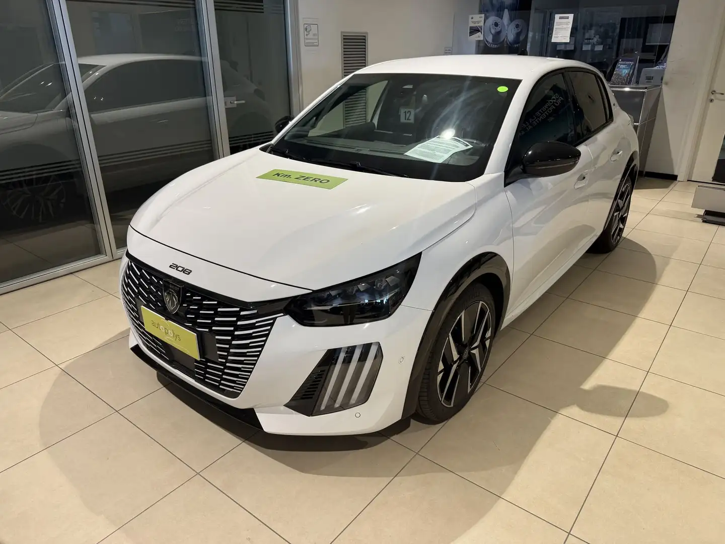 Peugeot 208 208 Hybrid 100 e-DCS6 GT Blanc - 1