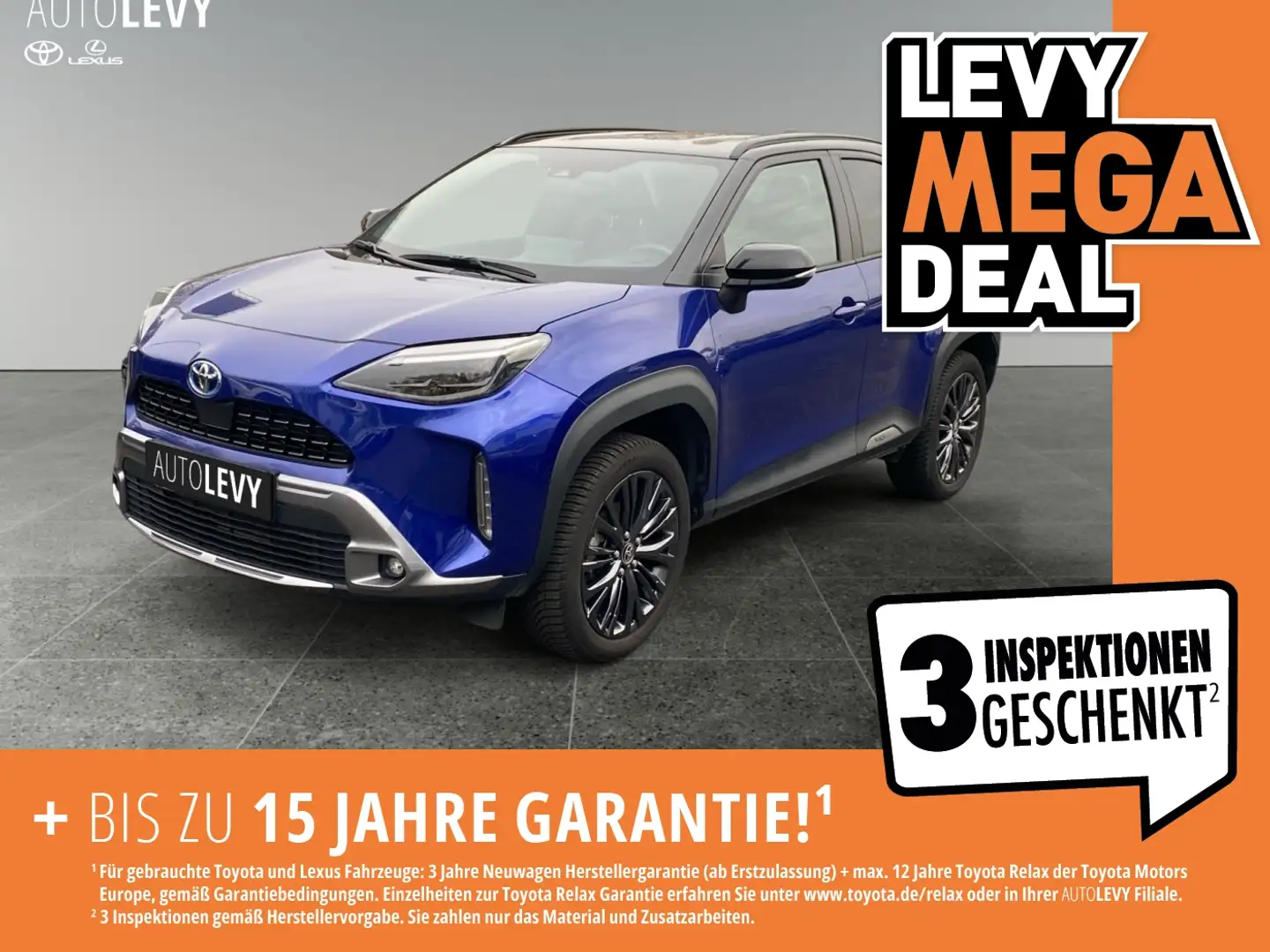 Toyota Yaris Cross 1.5 Hybrid Adventure AWD *HUD* Blauw - 1