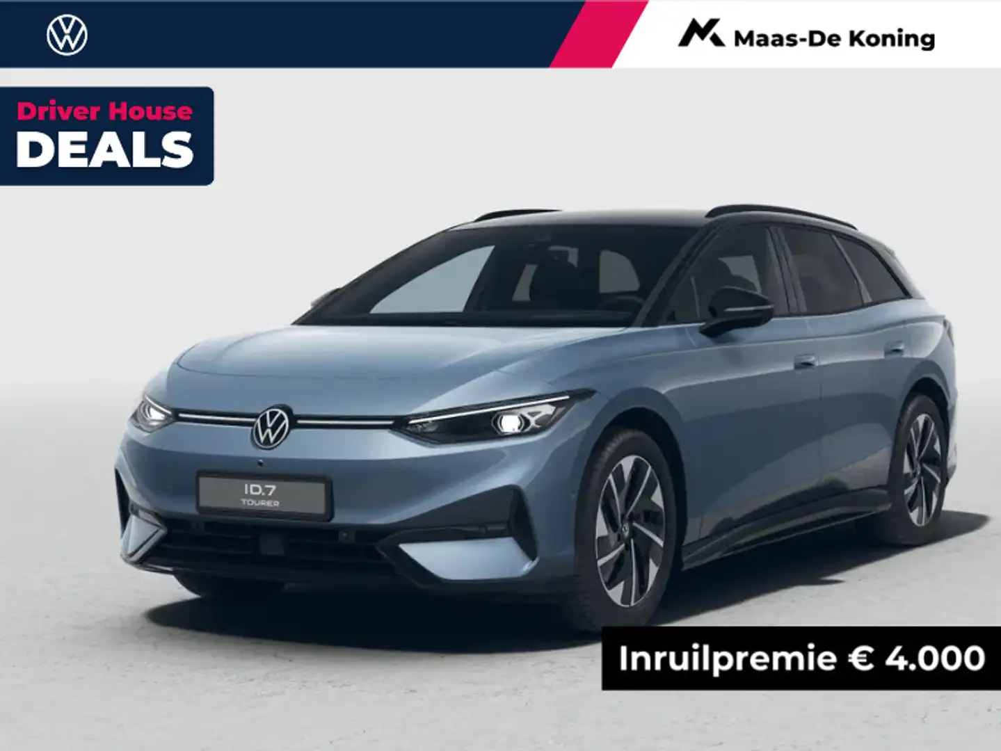 Volkswagen ID.7 Limited Edition 77 kWh accu 286 PK · Achteruitrijc Azul - 1