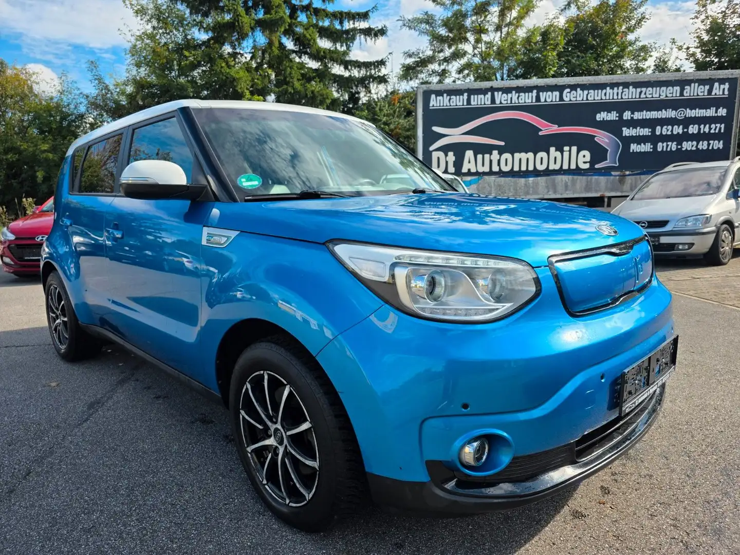 Kia Soul Ev PLAY/Tüv-Neu/1 Hand/Klima/Navi/Leder Blau - 1