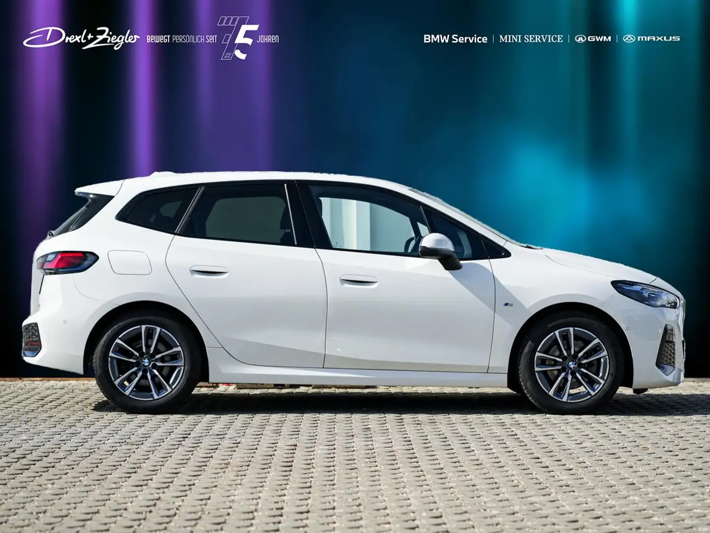 BMW 220 220i Active Tourer M-Sport AHK ACC adLED KoZg Weiß - 2