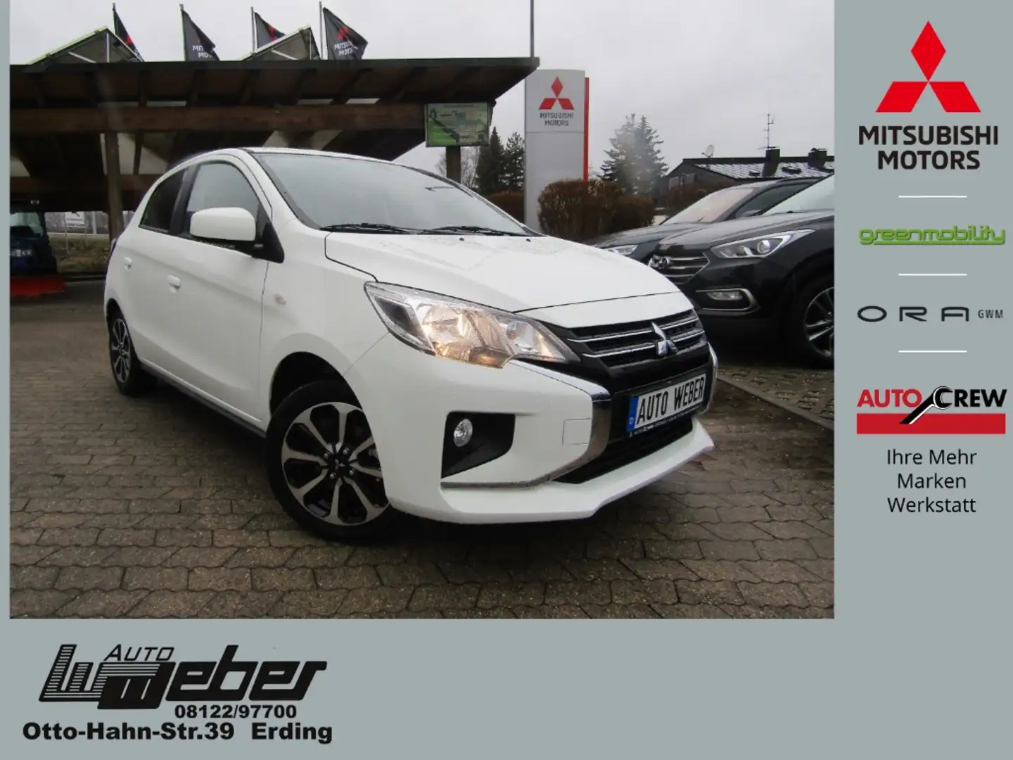 Mitsubishi Space Star 1.2 Select+ RFK SHZ GRA FSE DAB Android Auto Apple Bianco - 1