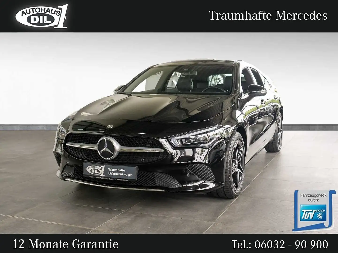 Mercedes-Benz CLA 200 d SB 8G-DCT *PANO*360°-K*NIGHT*LED* Zwart - 1