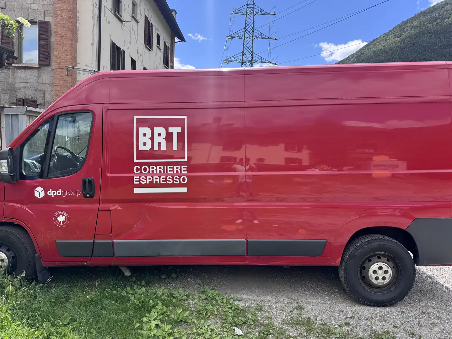 Fiat Ducato metano , passo lungo Rosso - 1