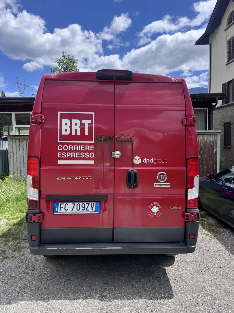 Fiat Ducato metano , passo lungo Rosso - 2