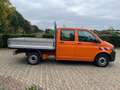 Volkswagen T6 Transporter T6 2.0 TDi Pritsche Doka lang (Klima+2.Hand+AHK) Orange - thumbnail 2
