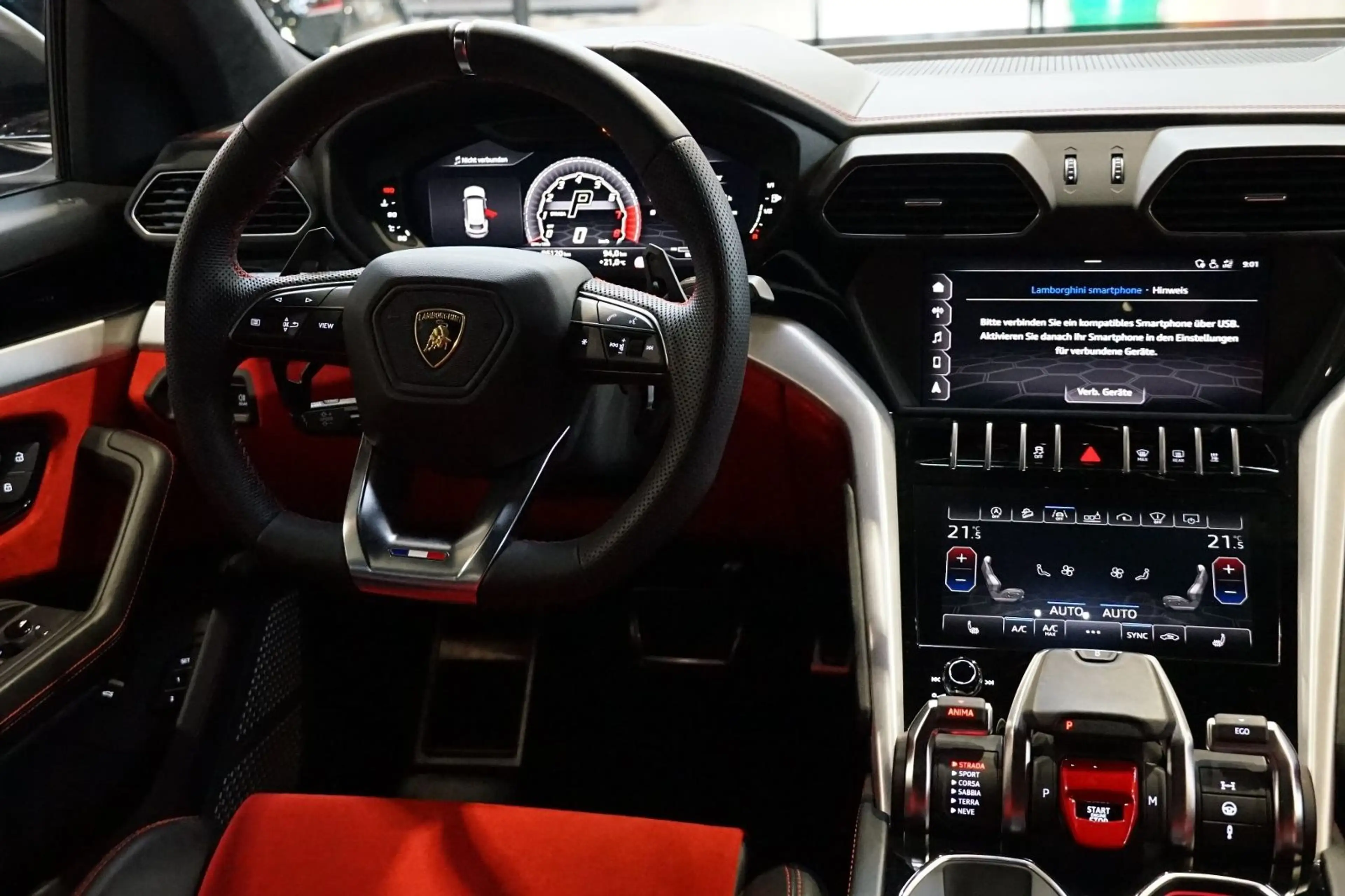 Lamborghini Urus /Standheizung/B&O/Pano/Bicolor Alcantara — photo 11
