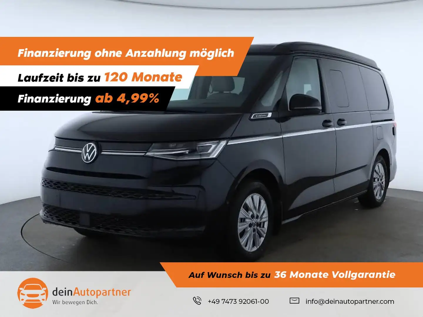 Volkswagen T7 California STH/LÜ/LEDER/NAVI/AHK/LED/DAB Schwarz - 1