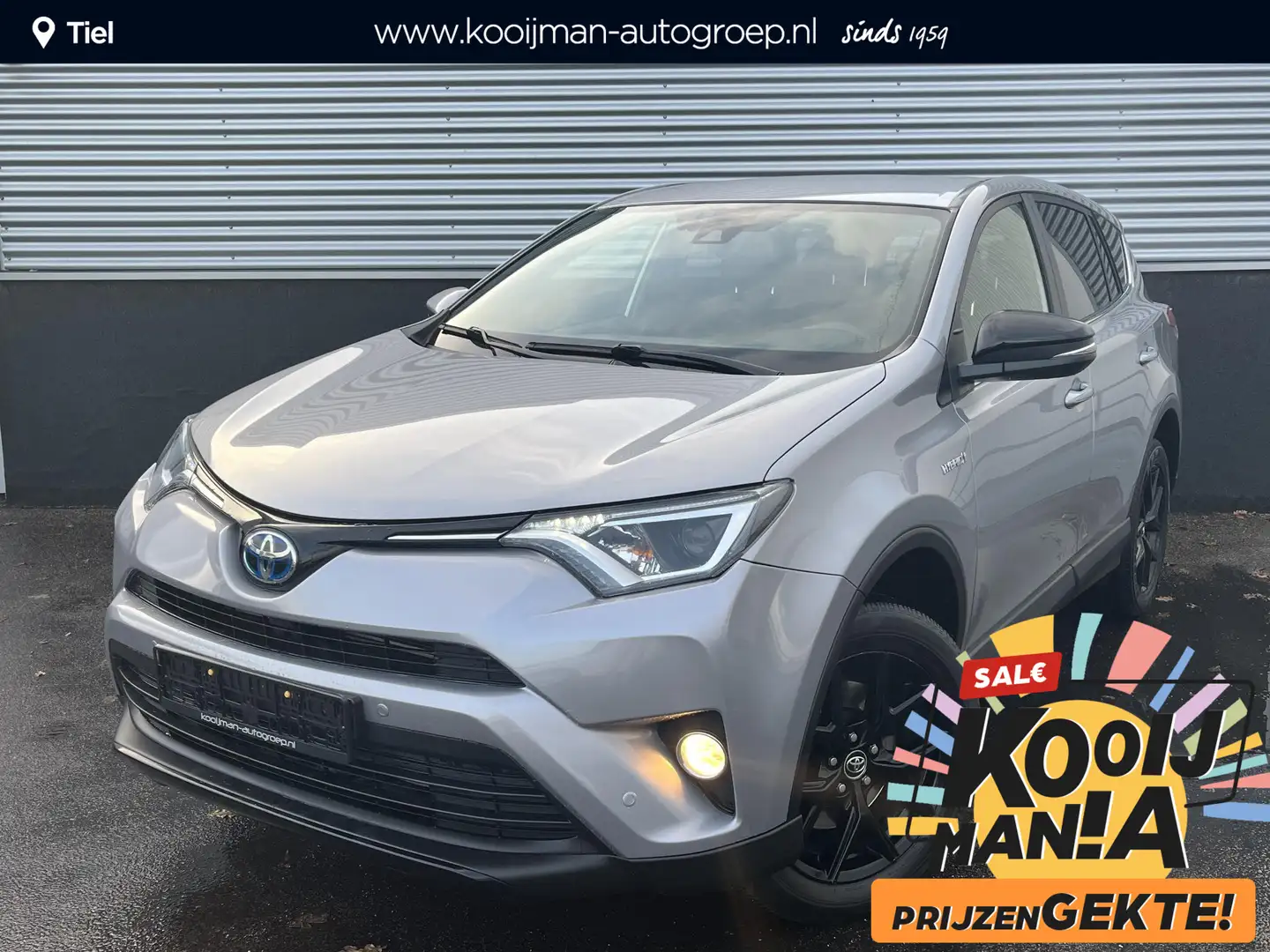 Toyota RAV 4 2.5 Hybrid AWD Black edition 18" LMV, Privacy glas Grijs - 1
